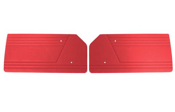 Door Trim Panels - Pair - Matador Red - RH5135RED